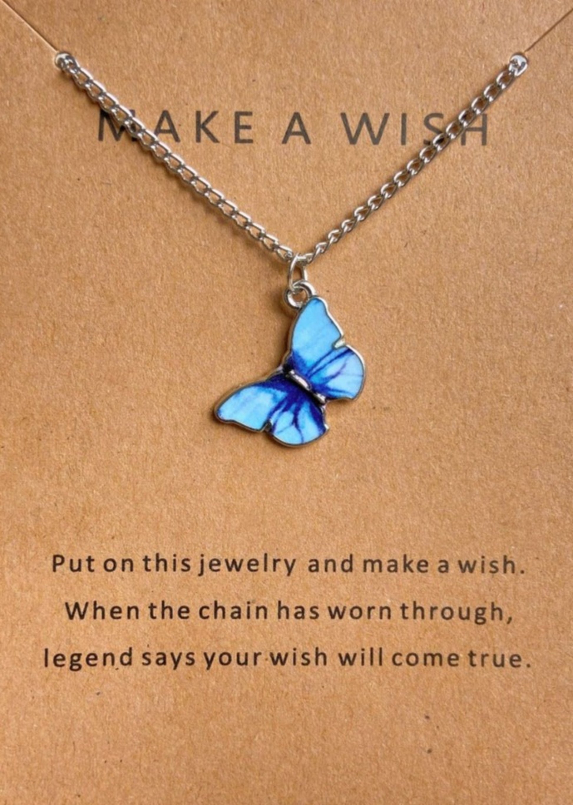 Alloy Butterfly Necklace