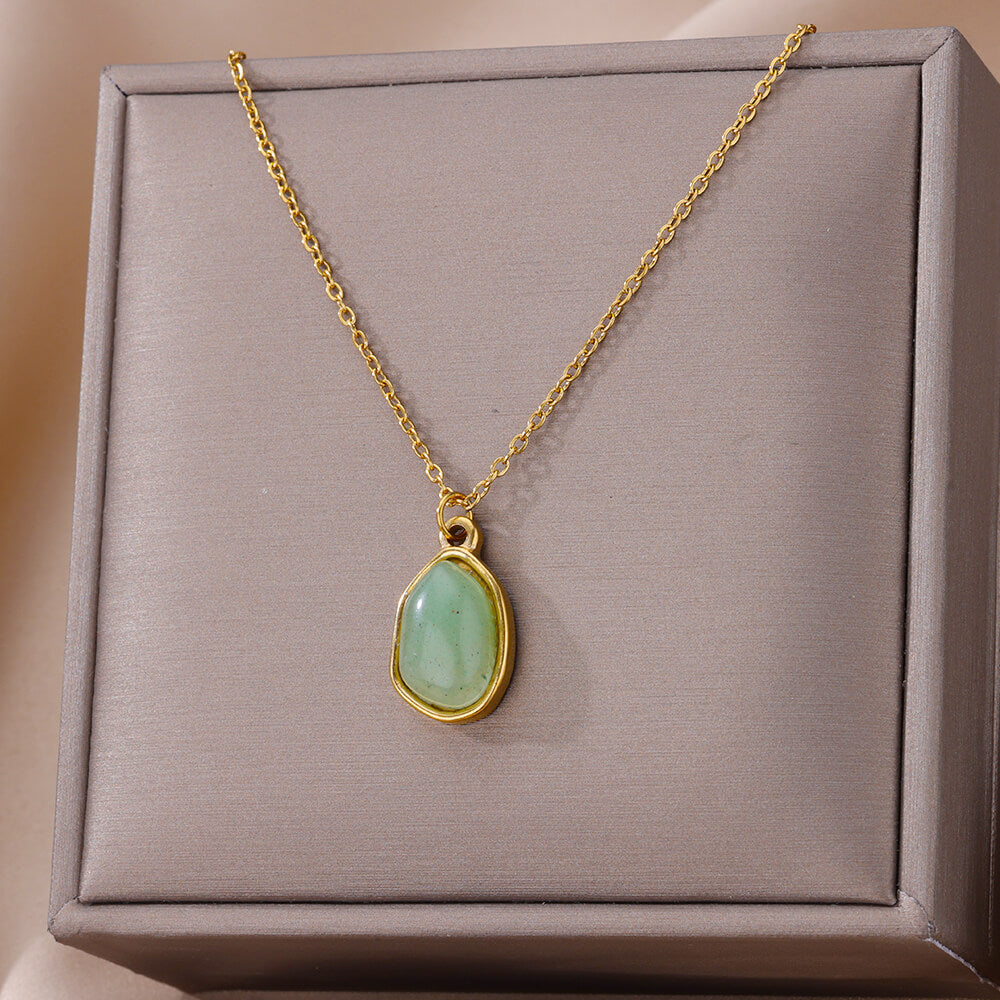 Introducing the Enigmatic Green Necklace: A Touch of Edgy Elegance